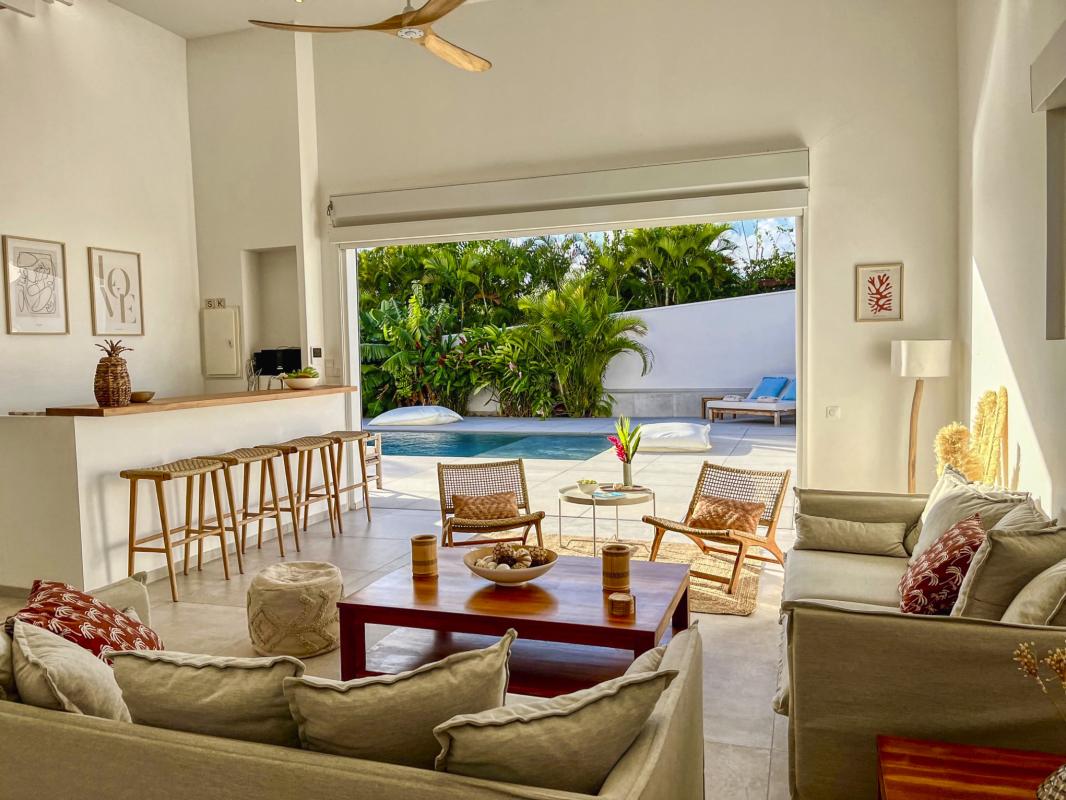 7. Location villa piscine roof top vue mer Saint François Guadeloupe-RDC